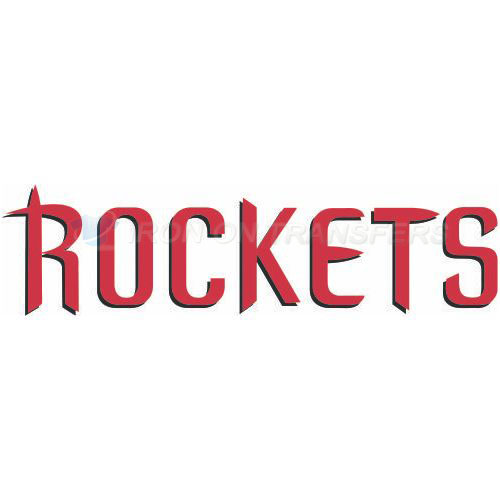 Houston Rockets Iron-on Stickers (Heat Transfers)NO.1027